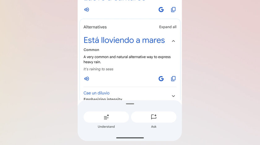 Google обновила «Переводчик»: предлагает альтернативы и лучше понимает идиомы