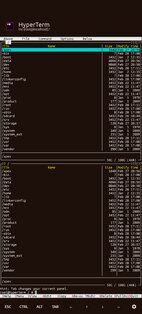 HyperTerm. Скриншот 5