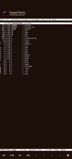 HyperTerm. Скриншот 6