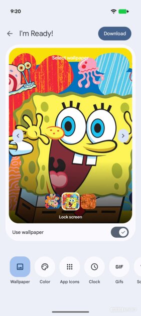 Google добавит в Pixel Theme оформление в стиле «Губки Боба»: вот как это выглядит