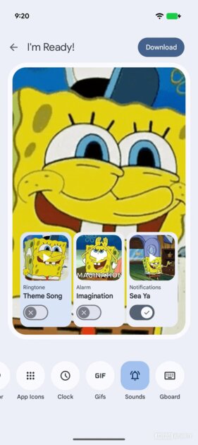 Google добавит в Pixel Theme оформление в стиле «Губки Боба»: вот как это выглядит