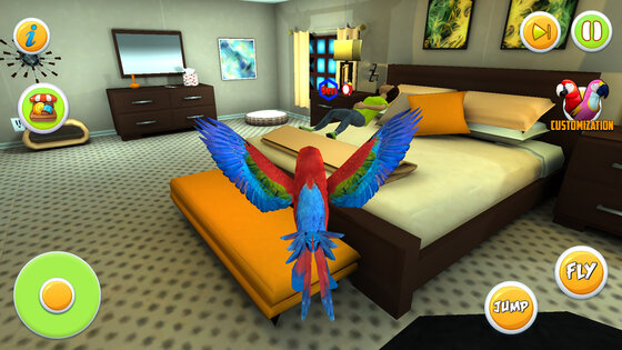 Parrot Simulator: Pet World 3D 1.0.2. Скриншот 7