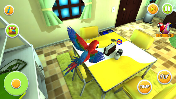 Parrot Simulator: Pet World 3D 1.0.2. Скриншот 10