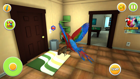 Parrot Simulator: Pet World 3D 1.0.2. Скриншот 14