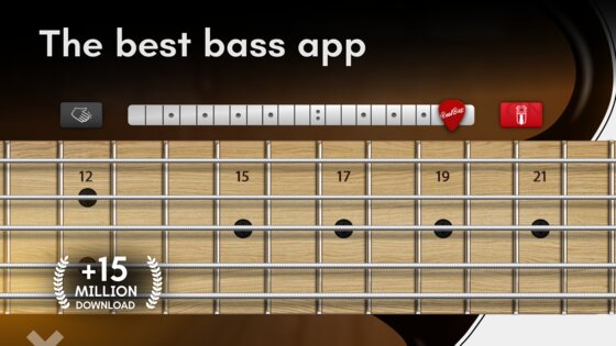 Real Bass electric bass guitar 7.33.7. Скриншот 16