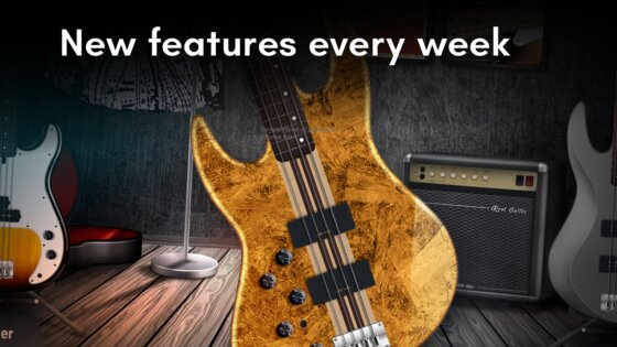 Real Bass electric bass guitar 7.33.7. Скриншот 18