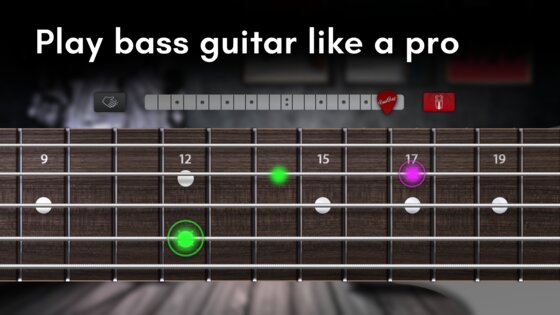 Real Bass electric bass guitar 7.33.7. Скриншот 20