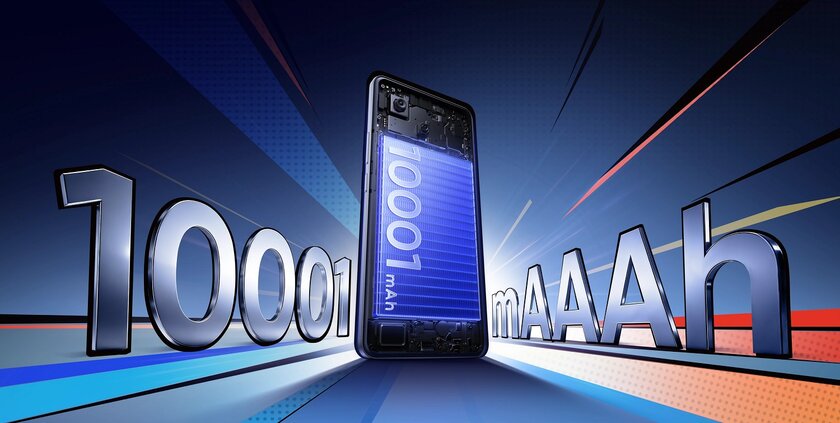 Realme представила Narzo Power — смартфон с аккумулятором ёмкостью 10 001 мАч