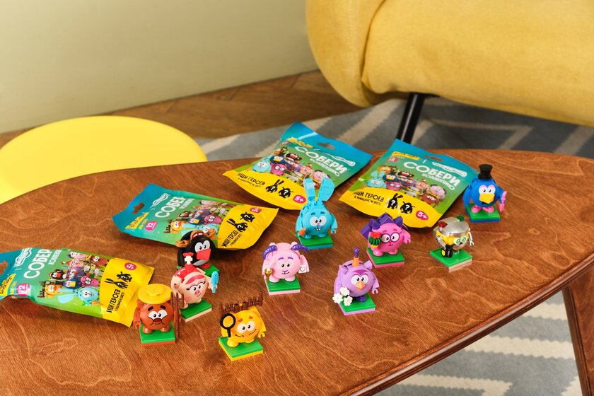 Brick Labs запускает вторую серию конструкторов «Смешарики» с редкими фигурками