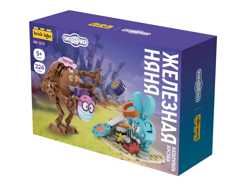 Brick Labs запускает вторую серию конструкторов «Смешарики» с редкими фигурками