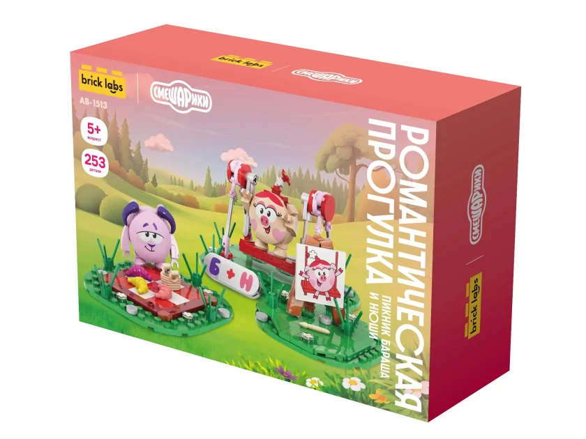 Brick Labs запускает вторую серию конструкторов «Смешарики» с редкими фигурками