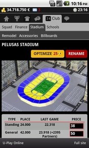 Striker Manager 0.82. Скриншот 1