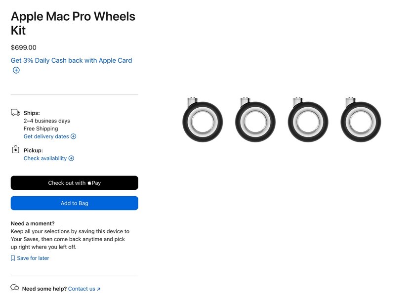 Просто напоминаем: MacBook Neo дешевле колёсиков от Mac Pro