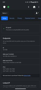 NextDNS Manager 5.5.18. Скриншот 9