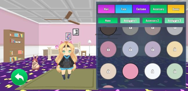 Kawaii School Anime Game 1.2.9. Скриншот 1