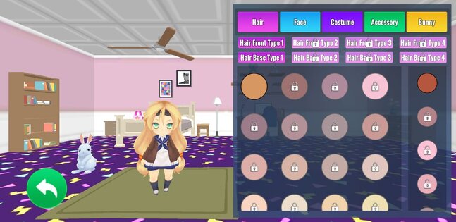 Kawaii School Anime Game 1.2.9. Скриншот 11