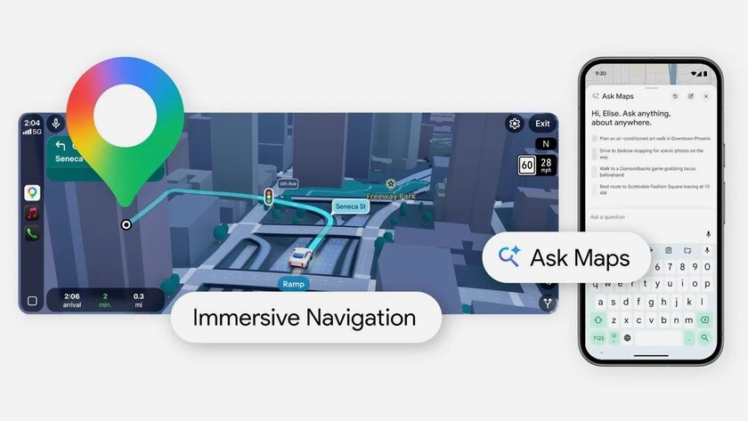 Крупное обновление навигации: в Google Maps появилась функция Immersive Navigation — что это такое
