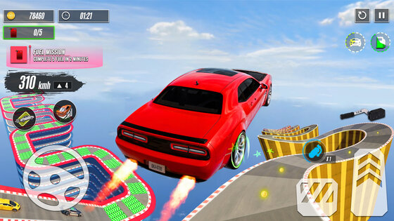 GT Mega Ramp Car Stunt Games 2.4. Скриншот 13