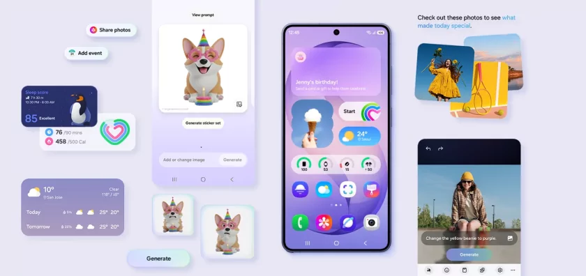 Samsung ещё работает над OneUI 8.5, а в сети уже появились первые скриншоты OneUI 9