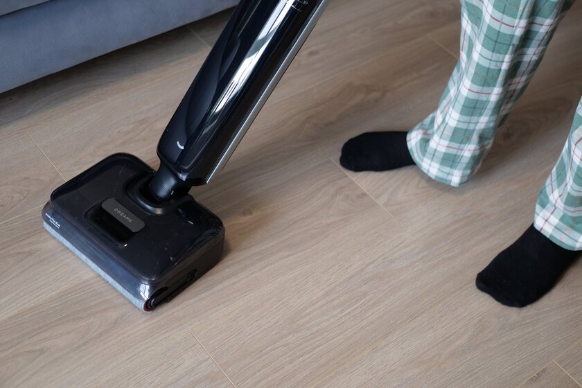 Зачем моющему пылесосу быть «ультратонким»? Разбираемся в обзоре Dreame G12 — Процесс уборки. 1
