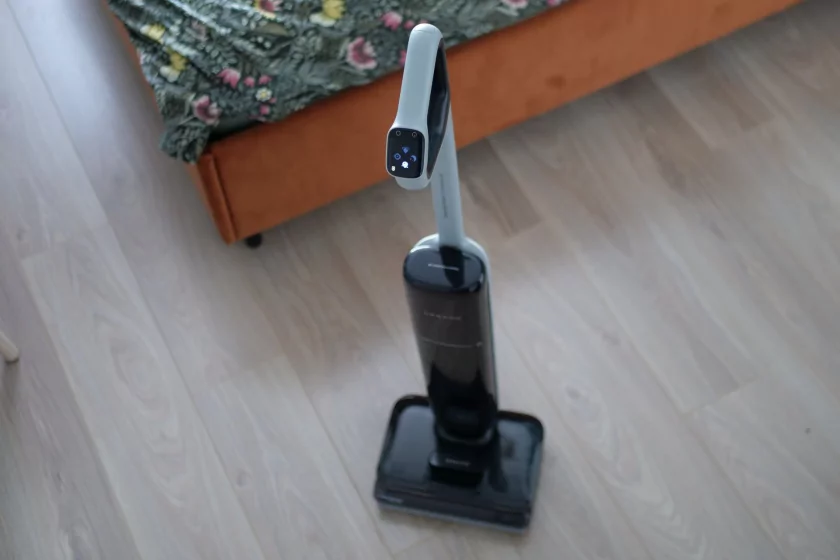 Зачем моющему пылесосу быть «ультратонким»? Разбираемся в обзоре Dreame G12 — Автономность и зарядка. 2