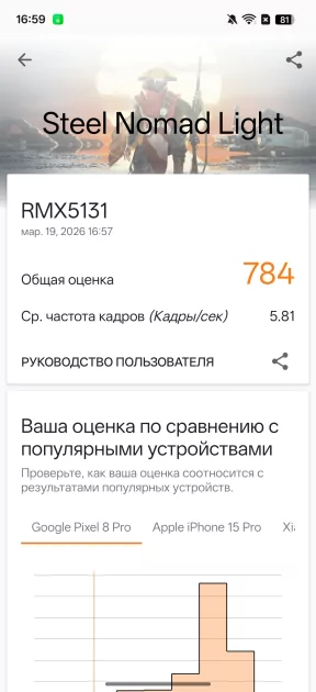 Единственный в своем роде? Обзор realme 16 Pro+ с оптическим зумом и батареей на 7000 мАч — Чипсет. 10