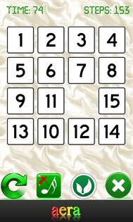 15 — Пятнашки 1.2.0. Скриншот 3