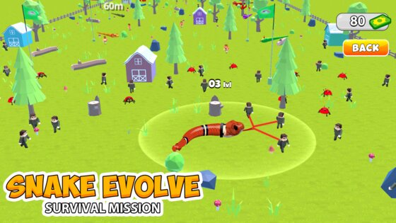 Snake Evolve Survival Mission 3.6. Скриншот 17