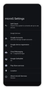 ReVanced microG Services 0.3.13.2.250932. Скриншот 1