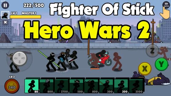 Hero wars 2: Fighter of stick. Скриншот 3