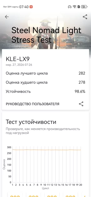 Молодежный предфлагман: обзор HUAWEI nova 15 Pro. Стоит ли он своих денег? — Производительность и тесты. 25