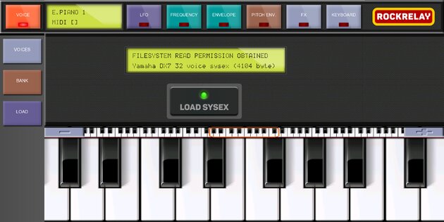Rockrelay Synth FM 4.9. Скриншот 4