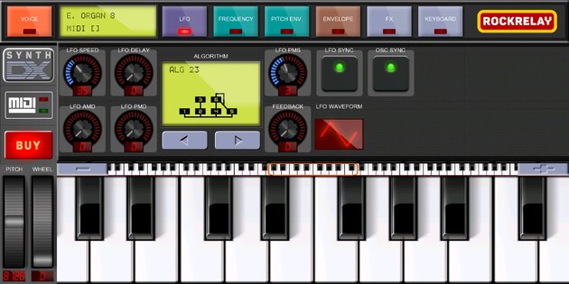Rockrelay Synth FM 4.9. Скриншот 6