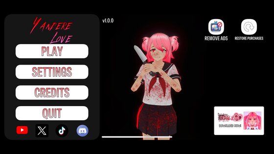 Yandere Love 2.0.0. Скриншот 22