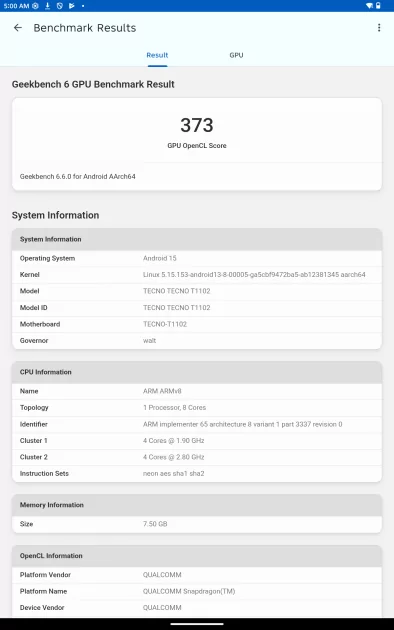 Недорогой планшет с достойным экраном и приличной автономностью: обзор Tecno MegaPad SE — Производительность и тесты. 9