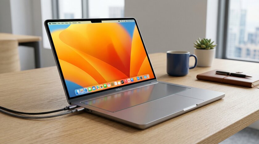 Apple представила ноутбук без клавиатуры (докупается отдельно): MacBook Keyno за 500 долларов