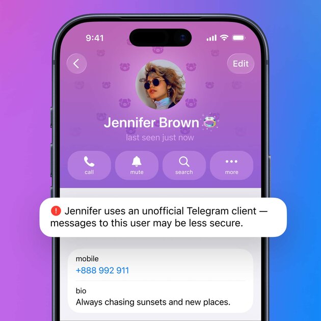 ИИ-редактор текста, живые фото, API для агентов: Telegram получил крупный апдейт