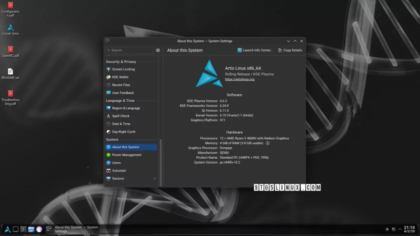 Artix Linux отказывается от PulseAudio и Xorg в апрельском релизе