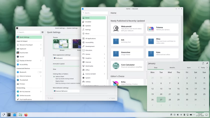 KDE Plasma возвращает темы оформления Oxygen и Air: вот как выглядят