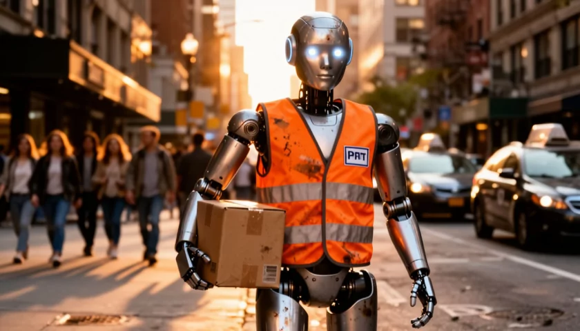 В России хотят протестировать доставку товаров человекоподобными роботами