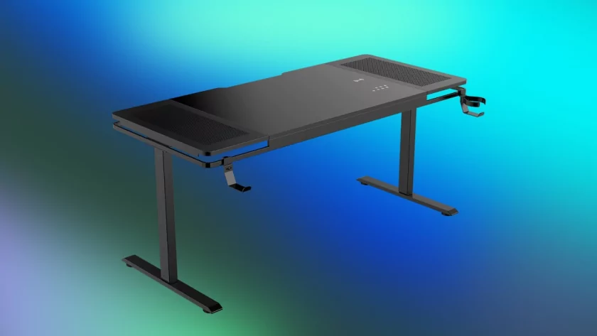 ZONE 51 представила e-Artorias: стол с закалённым стеклом вместо коврика