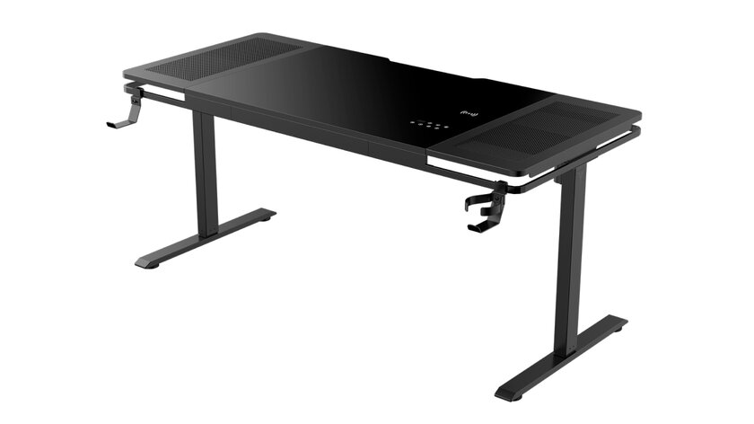 ZONE 51 представила e-Artorias: стол с закалённым стеклом вместо коврика