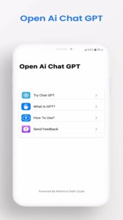 Chat на базе GPT: Smart Open Al Chat 5.0.1. Скриншот 1