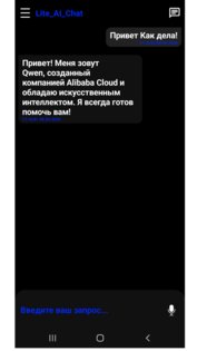 Lite_AI_Chat 1.7. Скриншот 3