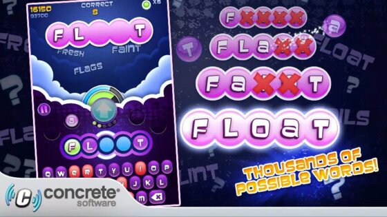 Wordsplosion 1.0.12. Скриншот 2