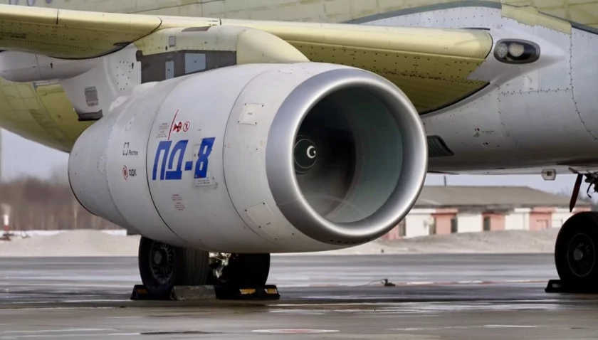 Российский авиадвигатель ПД-8 выдержал испытание маленьким «торнадо»