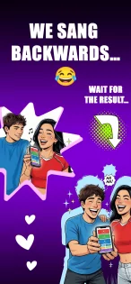 Reverse Singing: Challenge App — Пой наоборот. Скриншот 1