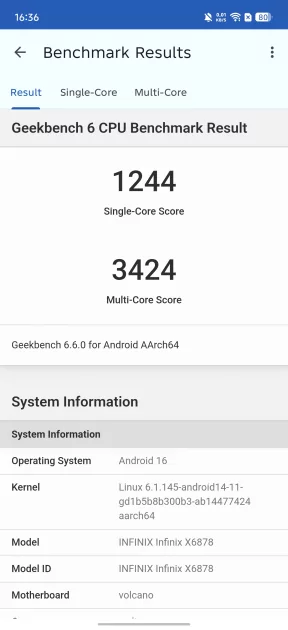 Показывает мемы на крышке, измеряет пульс и работает пауэрбанком: обзор Infinix NOTE 60 Pro — Производительность и тесты. 2