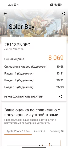 Вымирающий вид. Обзор Xiaomi 17 — компактного смартфона с флагманской начинкой — Чипсет. 6