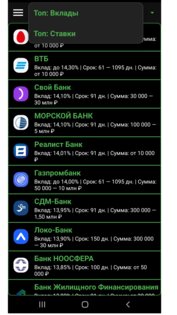 Парсер сайта для актуальных банковских данных. Скриншот 2